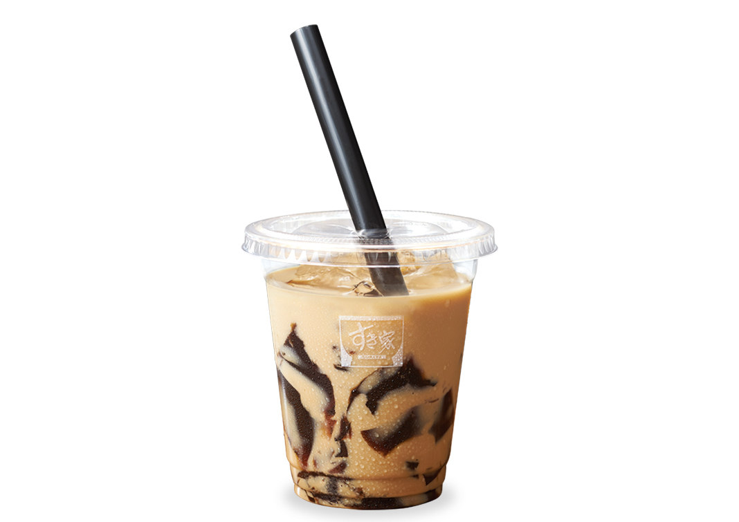 黒糖ゼリーほうじ茶ラテ